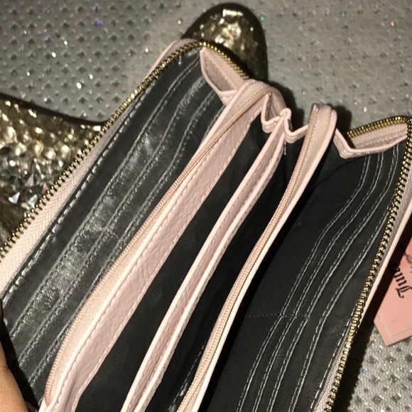 🌟HP🌟🧚‍♀️Juicy Couture VINTAGE Large Blush Wallet NWT - Picture 2 of 4